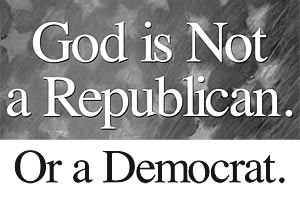 God is not a Republican