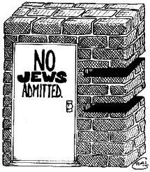 No Jews Allowed Sign