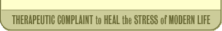 therapeutic complaint